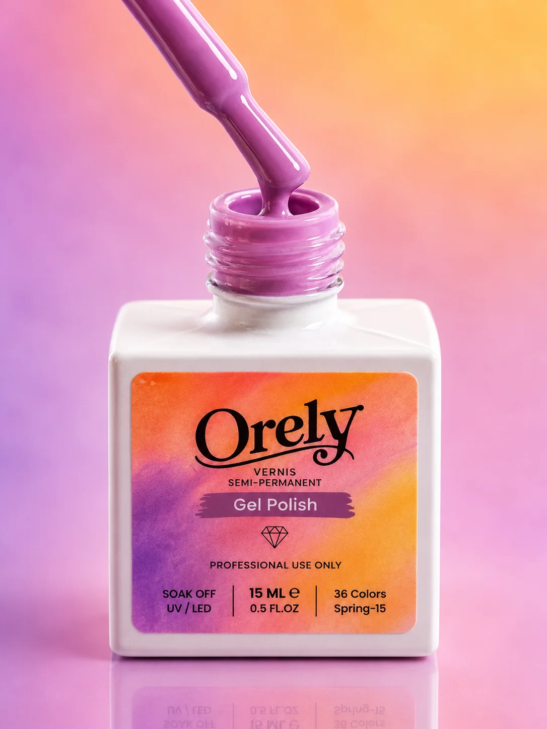 VERNIS SEMI PERMANENT VIOLET PASTEL 15