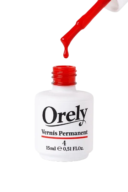 Vernis Permanent ORELY N°4 – Rouge Intense Passion