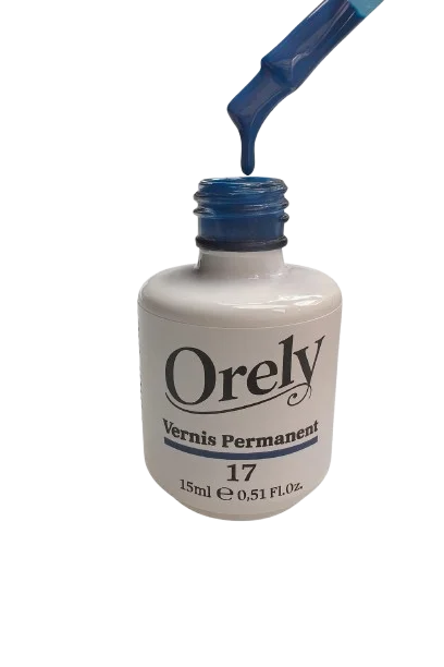 Vernis Semi-Permanent ORELY N°17 – Bleu Profond Intense