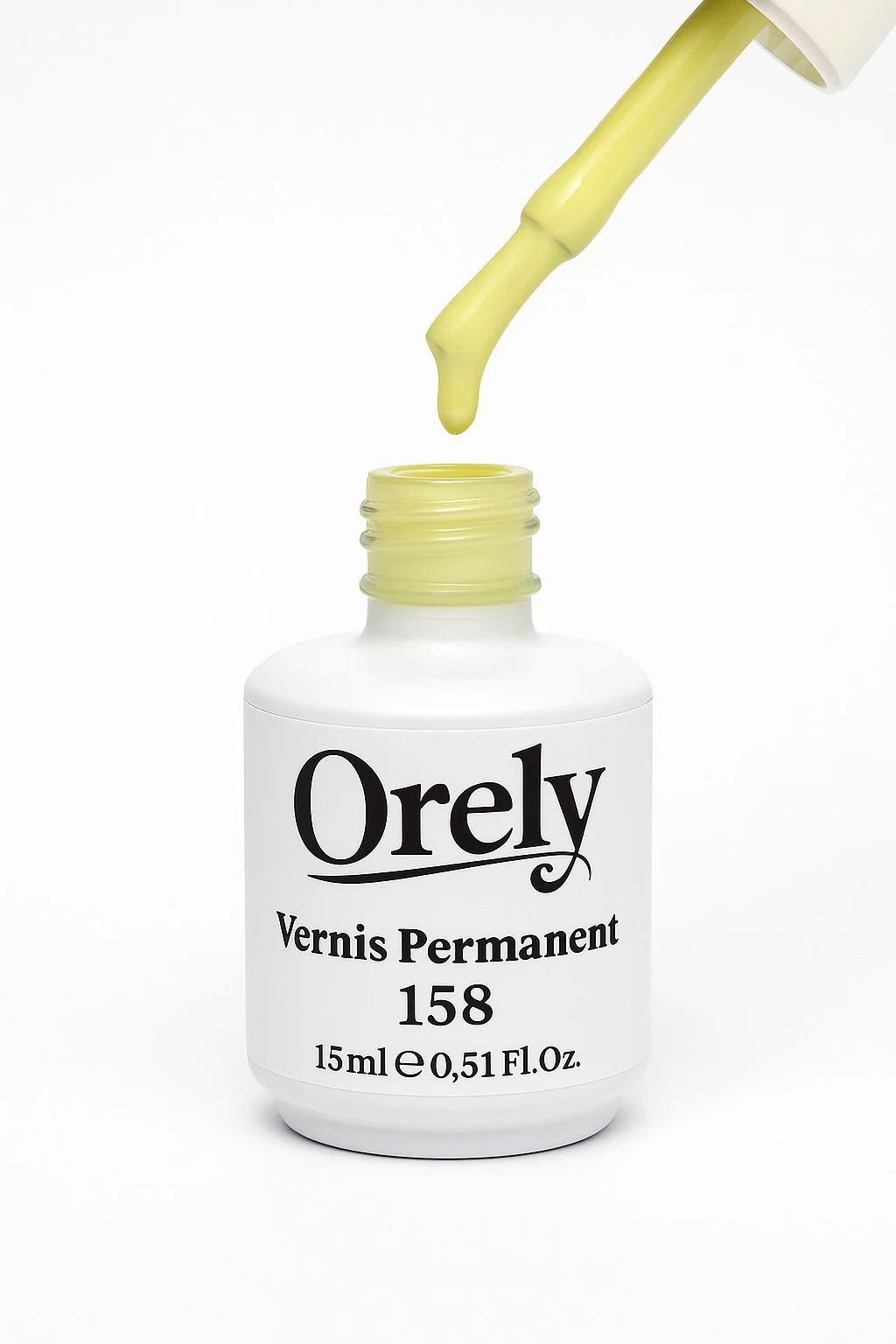Vernis Semi-Permanent ORELY N°158 – Jaune Vanille Doux