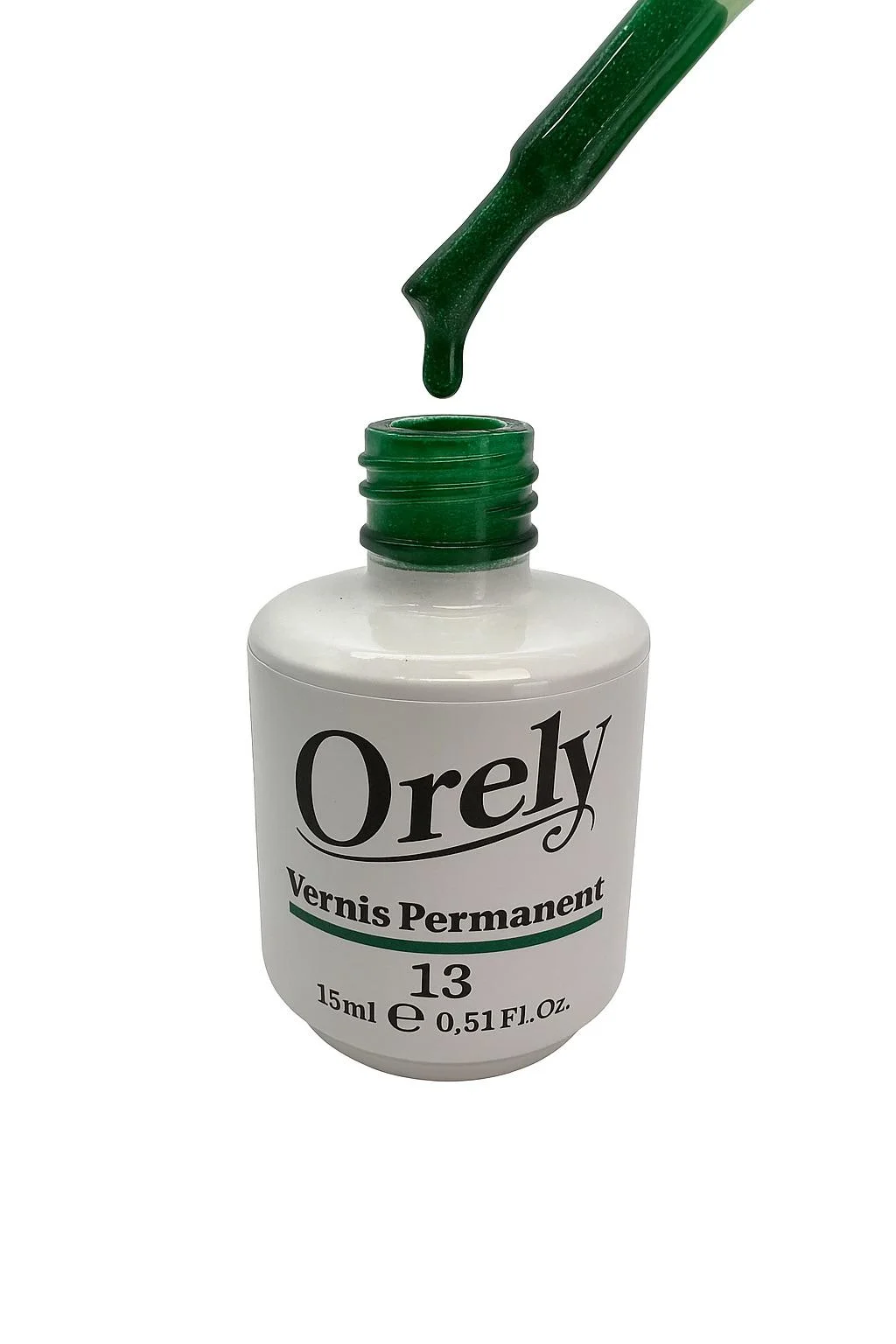 Vernis Semi-Permanent ORELY N°13 – Vert Émeraude Envoûtant