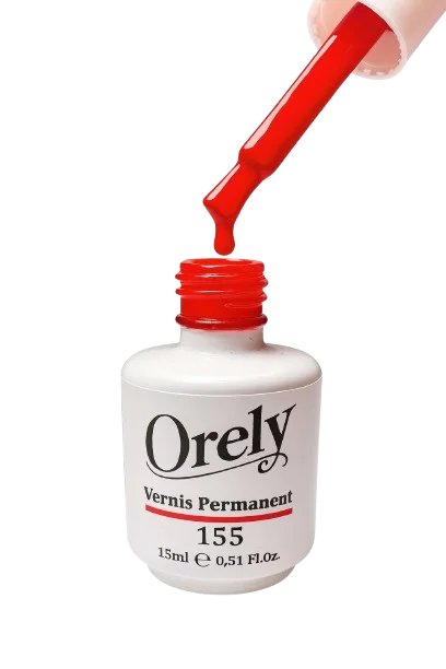 Vernis Semi-Permanent ORELY N°155 – Rouge Passion Intense