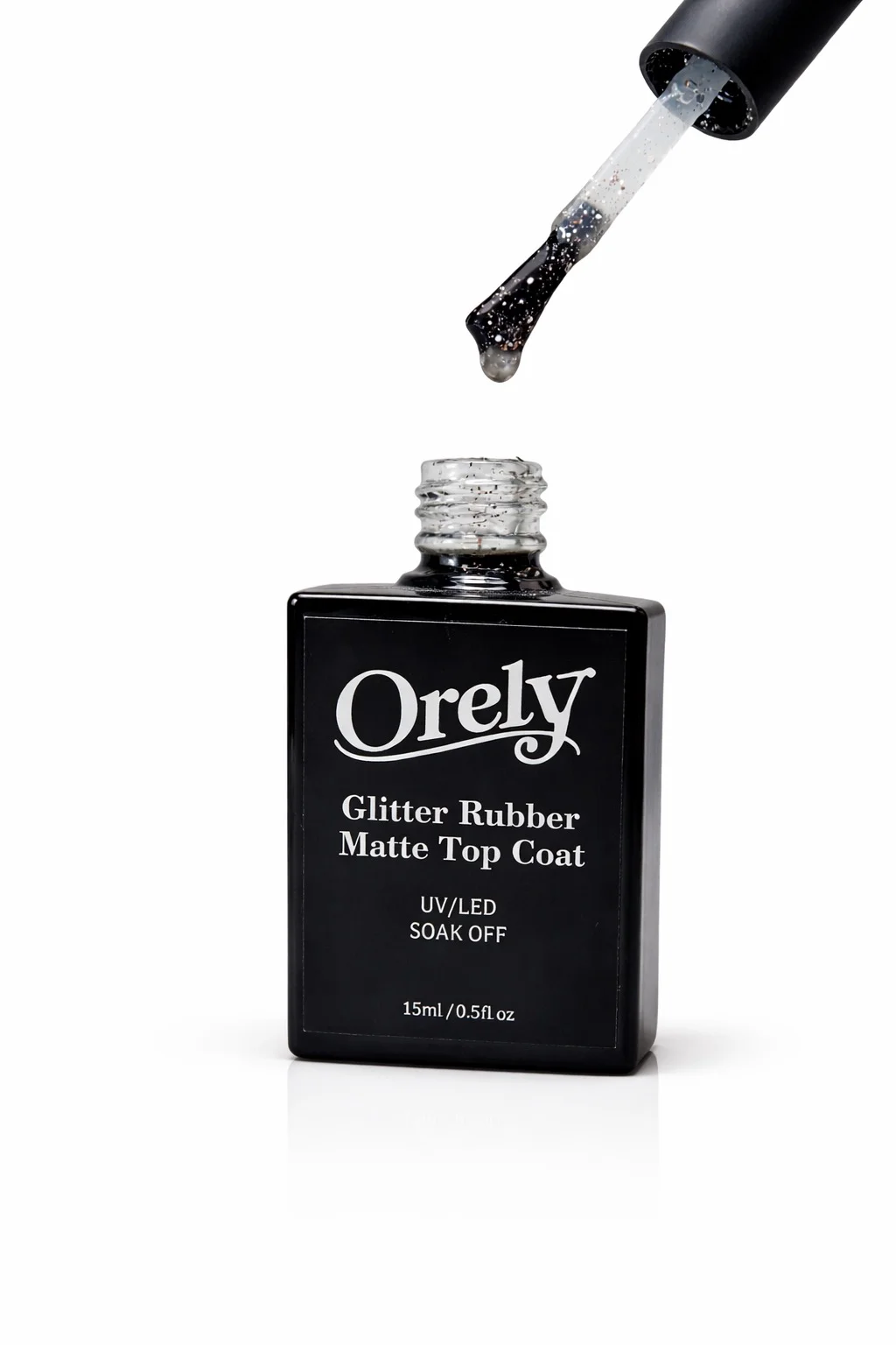 Glitter Rubber Matte Top Coat 01