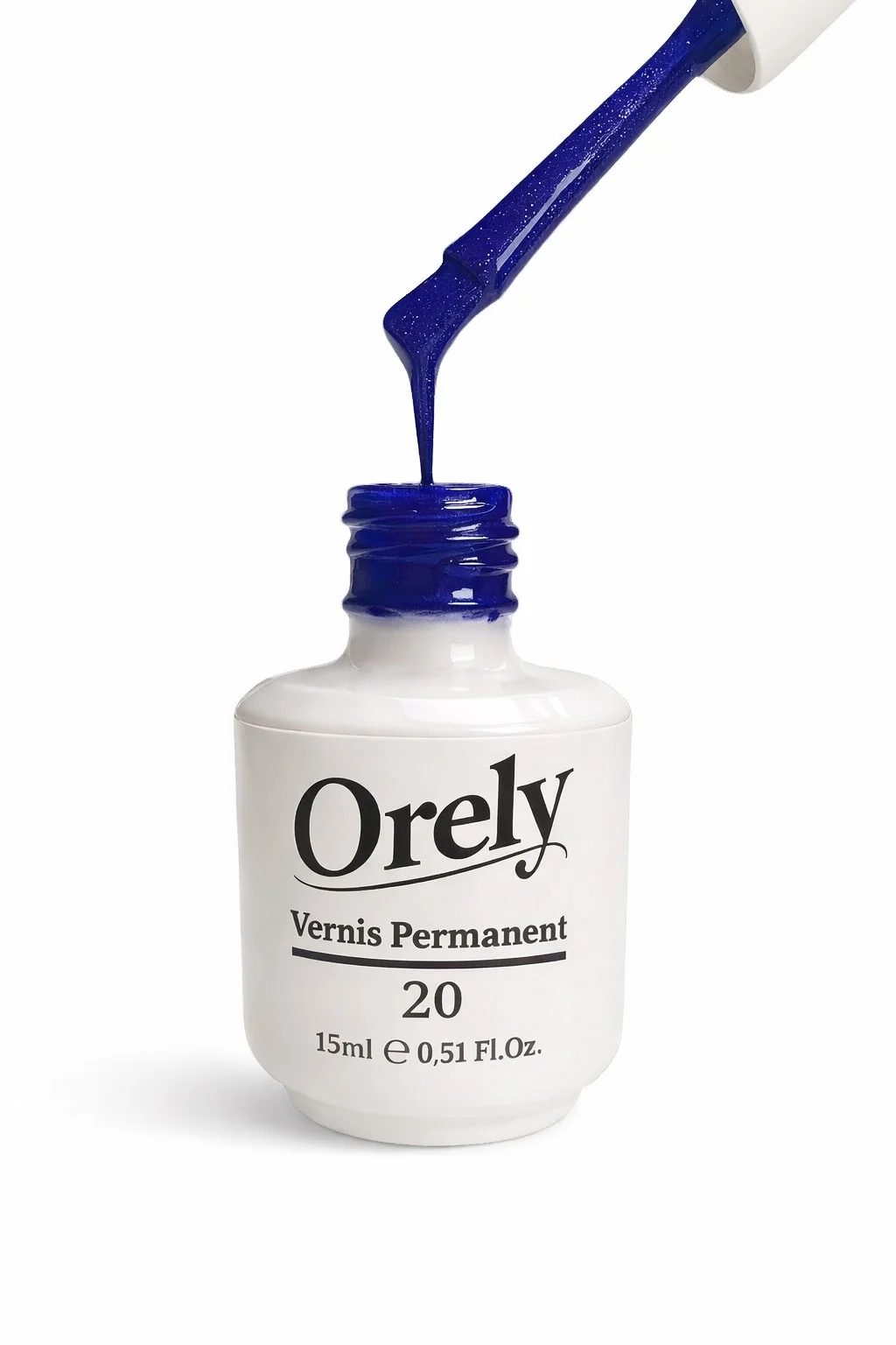 Vernis Semi-Permanent ORELY N°20 – Bleu Étincelant