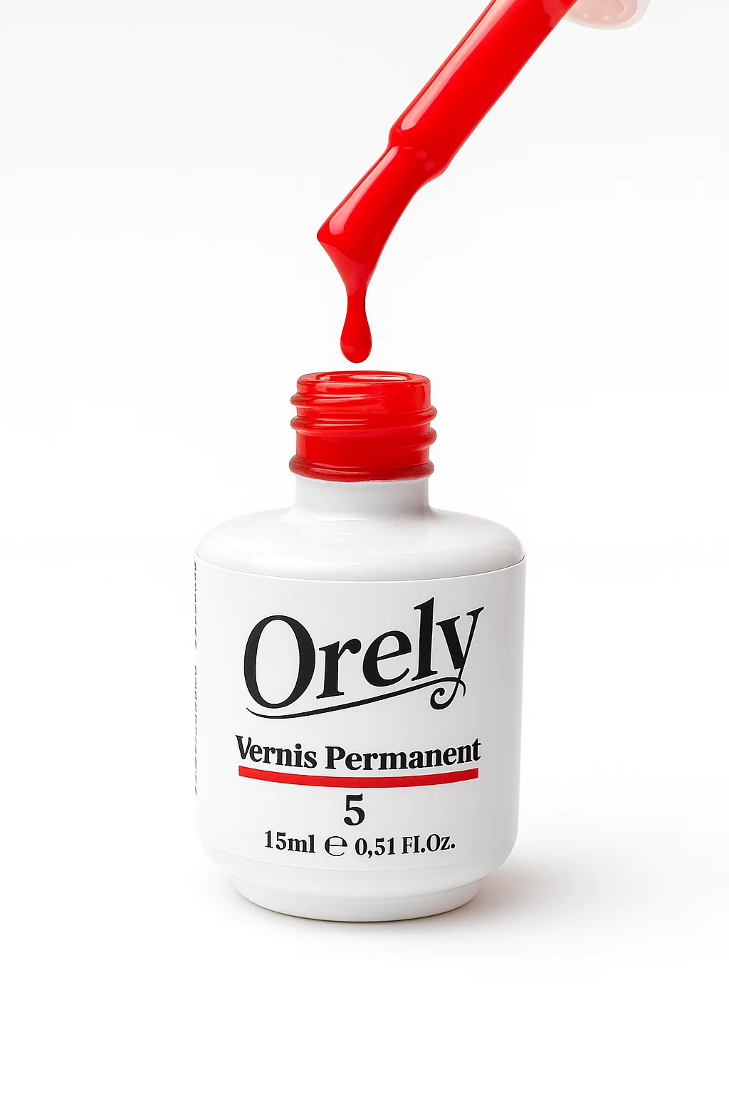 Vernis Permanent ORELY N°5 - Vernis Rouge Intemporel