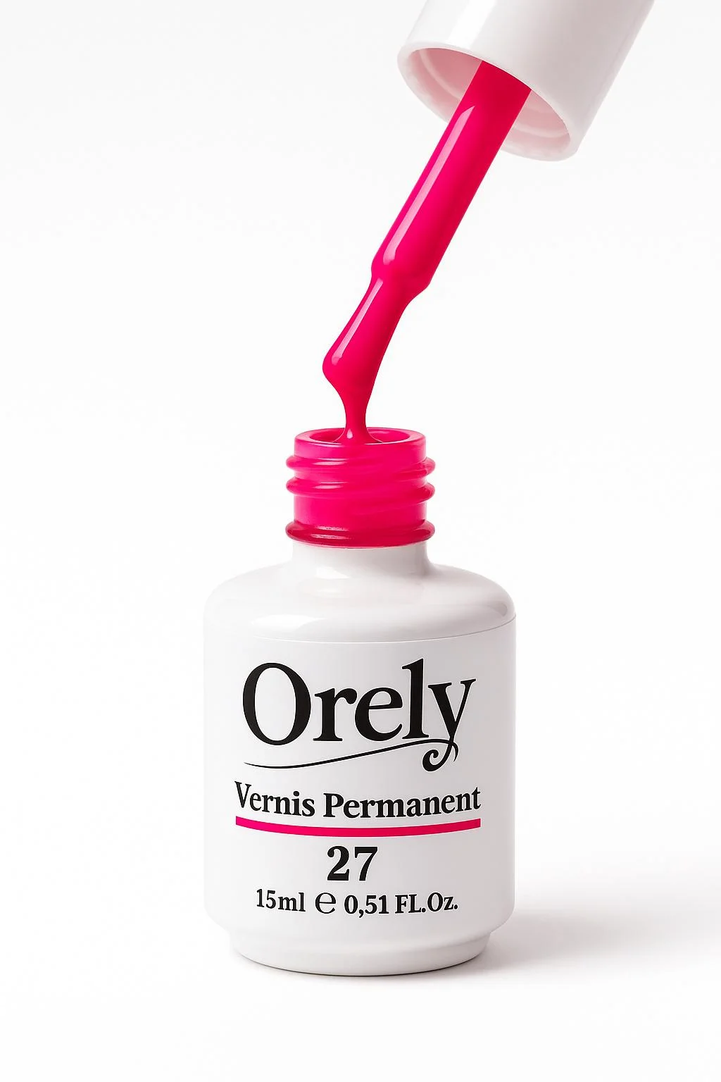 Vernis semi-permanent ORELY N°27 - Rose Fuchsia Vibrant
