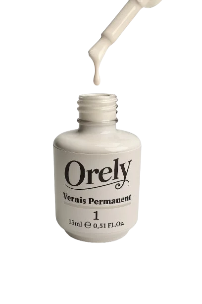 Vernis Semi-Permanent ORELY N°1 – Blanc Neutre Éclatant