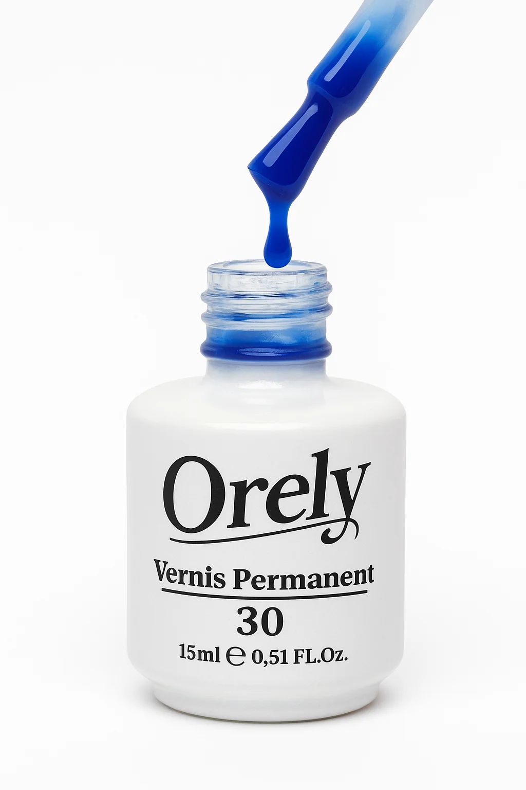 Vernis Permanent ORELY N°30 – Bleu Vif &amp; Éclat Dynamique