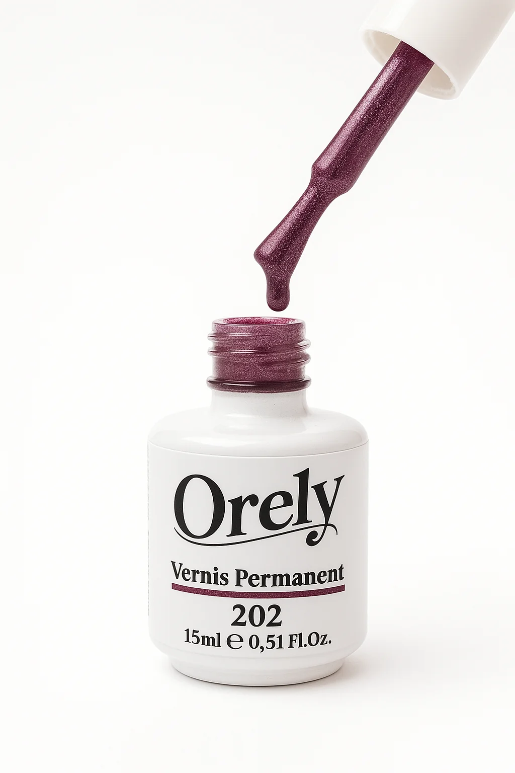 Vernis Permanent ORELY N° 202 - Rose Violine Nacré