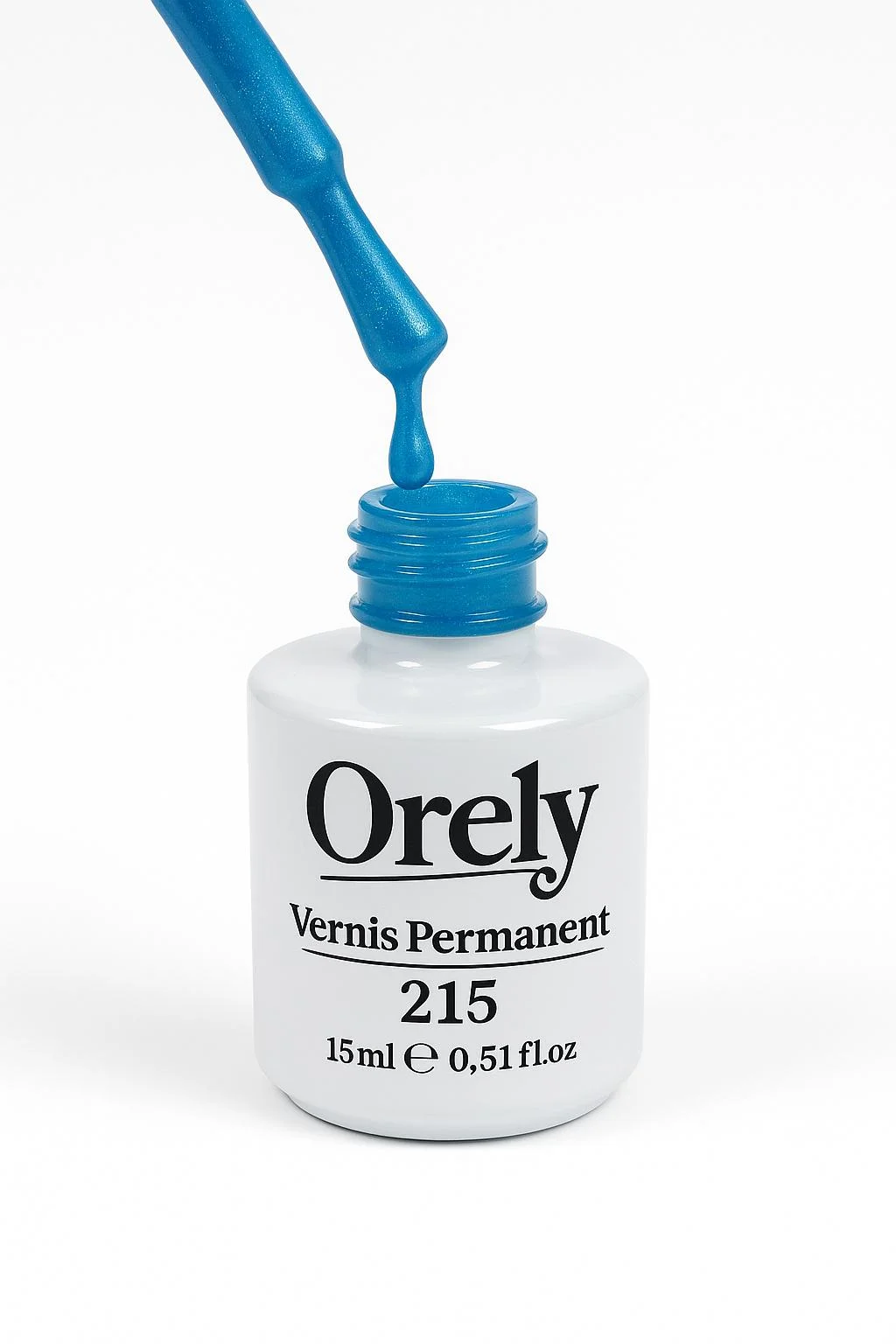 Vernis Semi-Permanent ORELY N°215 – Bleu Ciel Scintillant